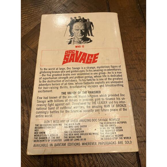 Kenneth Robeson / DOC SAVAGE 55 THE GOLDEN PERIL 1970 - Picture 2 of 8